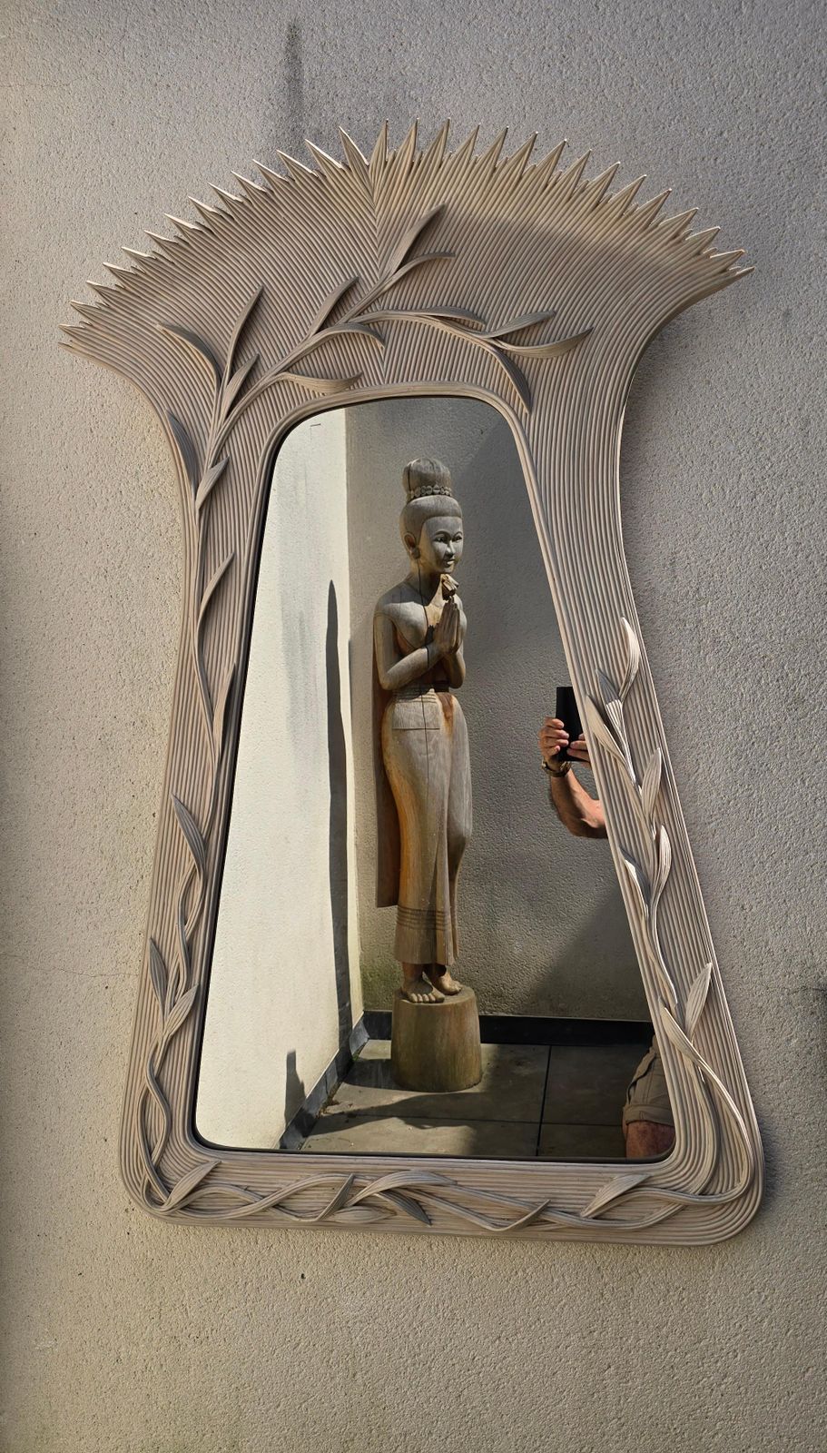 Unique Sculptural Mirror By Betty Cobonpue – “Sculptura” Collection photo for sale