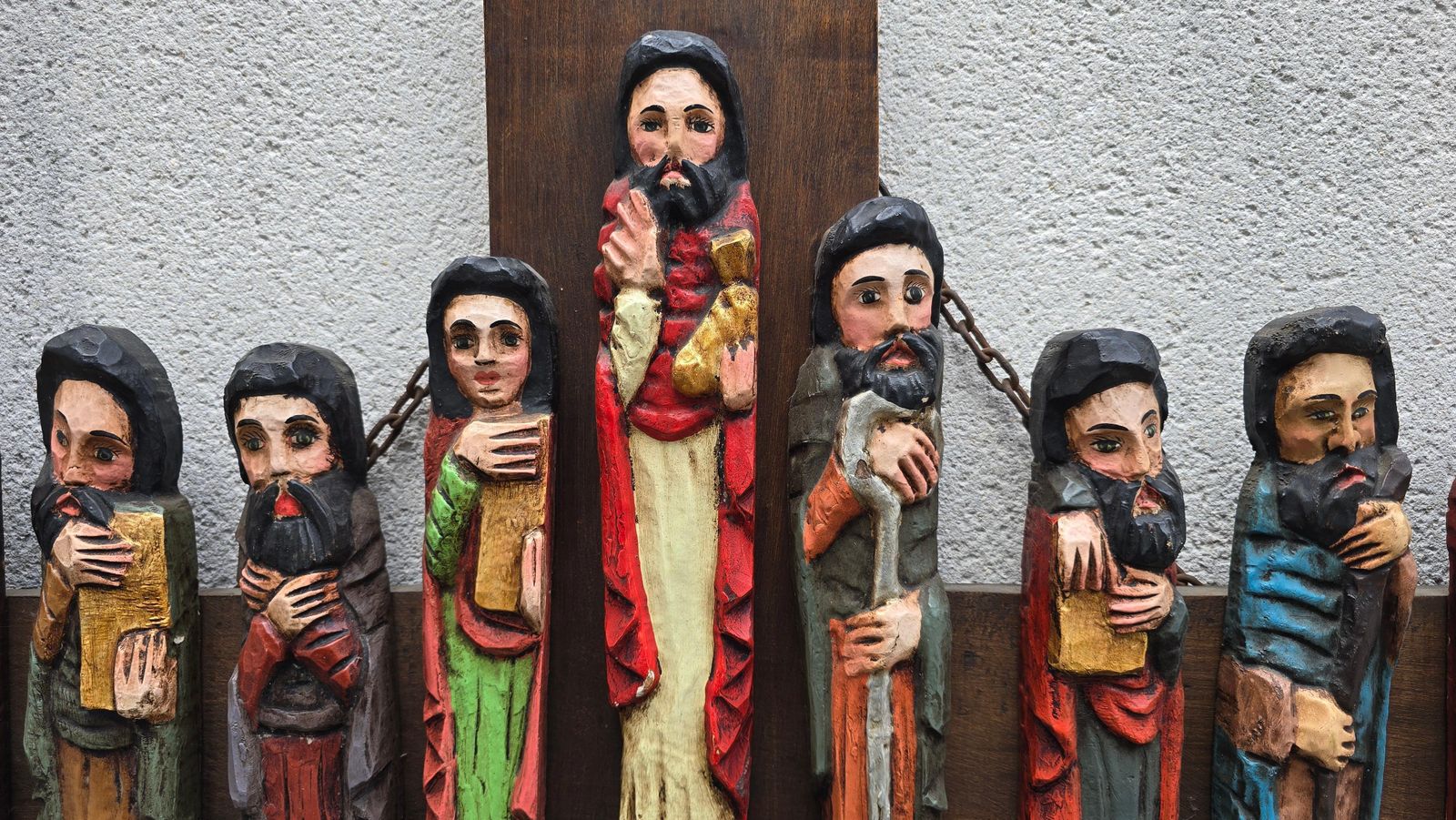 Hand Carved Wooden Relief Last Supper photo 2350.0