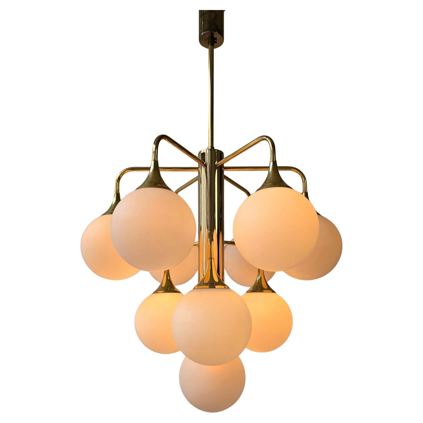 Exclusive Italian Chandelier With 10 Opaline Globes photo furniture