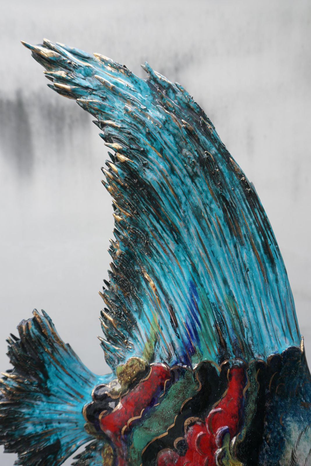 photo furniture Larger Than Life Figural Fish Lamp By E. Pattarino For Marbro