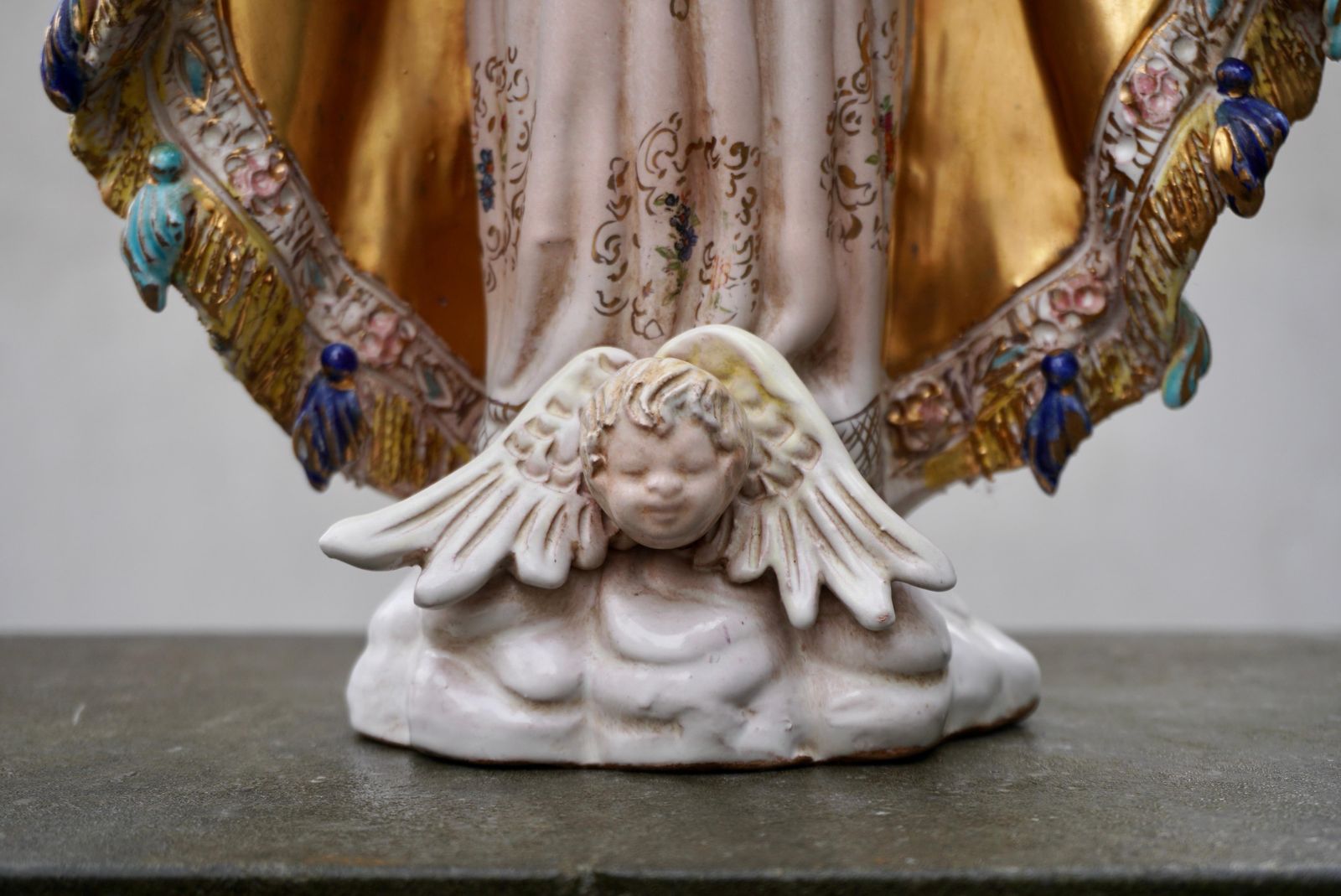 Rare Italian Porcelain Madonna By Paolo Marioni photo buy