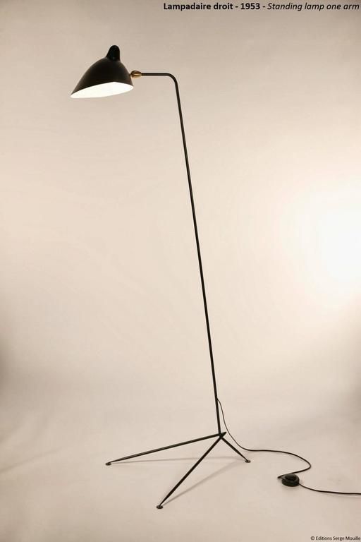 Serge Mouille Floor Lamp Also Known As "Lampadaire Simple" photo furniture