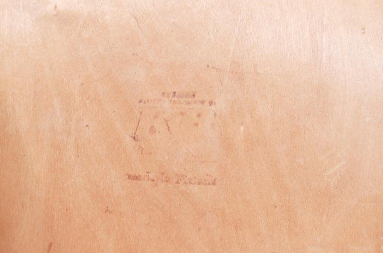 photo buy Tapiovaara "High Back Lounge Chair" For Domus Academy 1948 Signed Keravan Puuteo