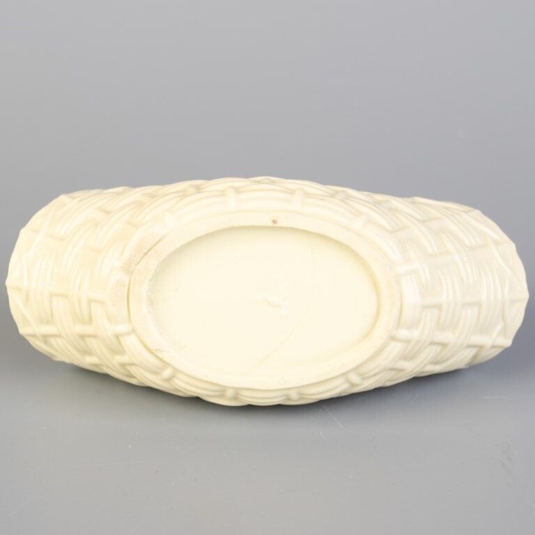 Antique Late Victorian Sowerby Milk Glass Basket photo furniture