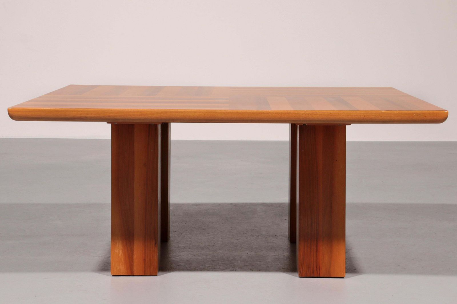 photo for sale Bellini’s Exquisite Walnut Coffee Table – A Masterpiece Of Italian Modernism 197