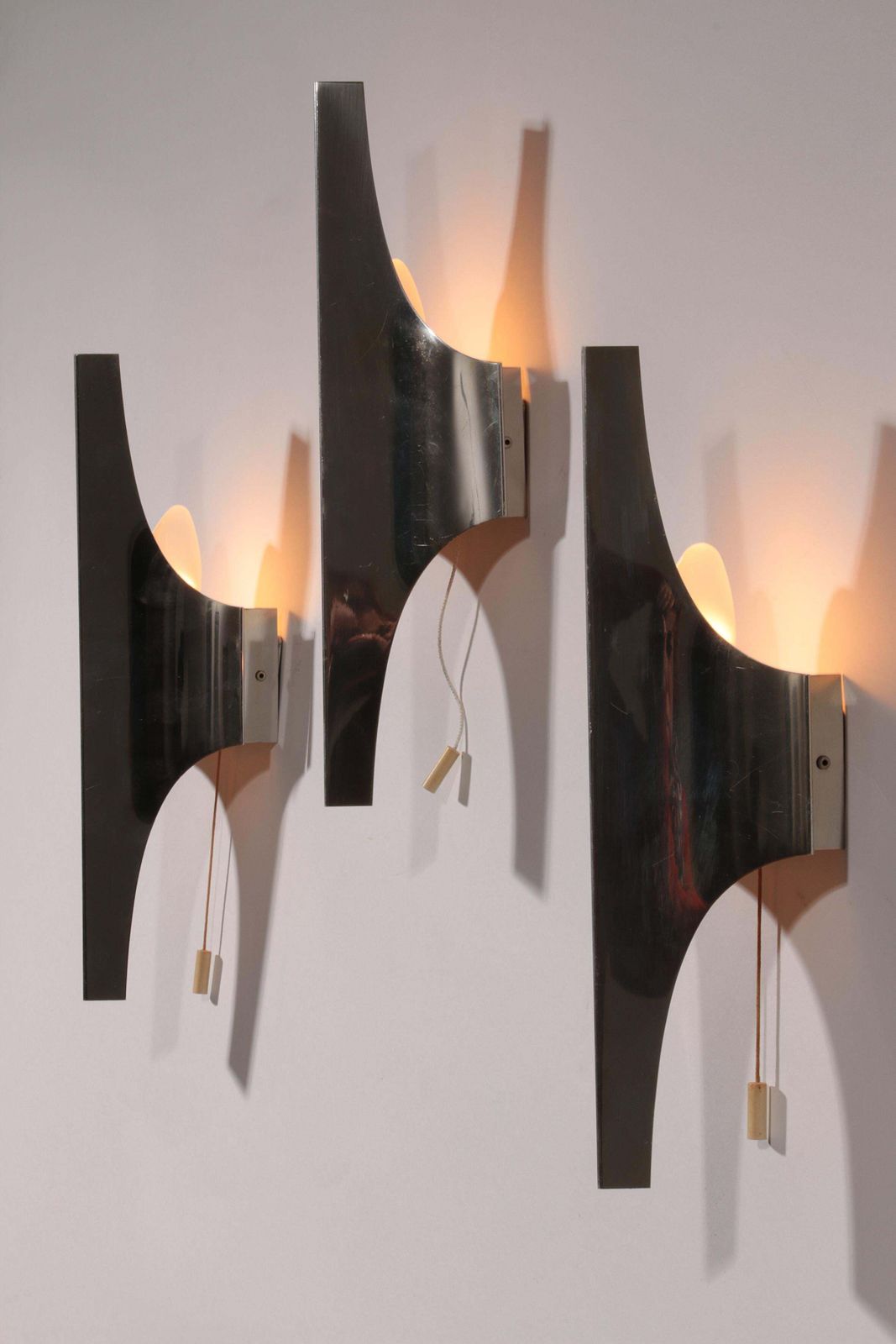 Mid Century Silver Wall Lamp By Wilhelm Braun Feldweg – Doria Leuchten, Germany photo 2140.0