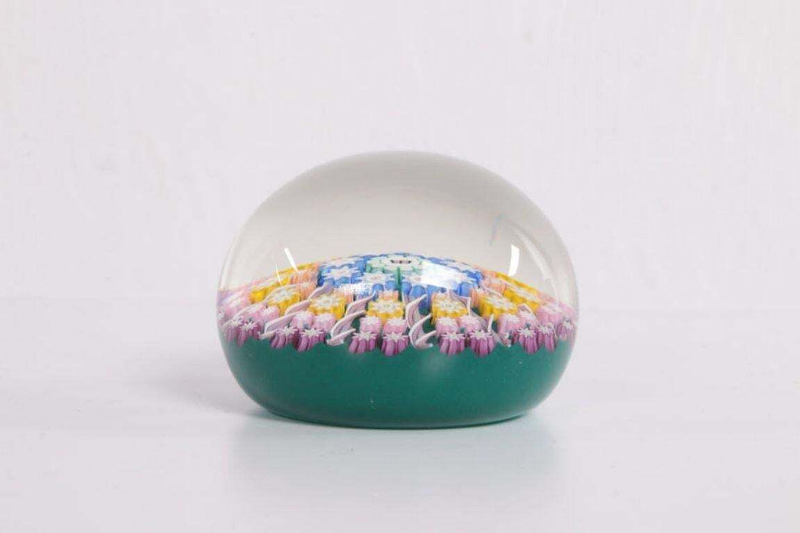 John Deacon Presse Papiers Millefiori With Radial Twist, 1975 photo furniture
