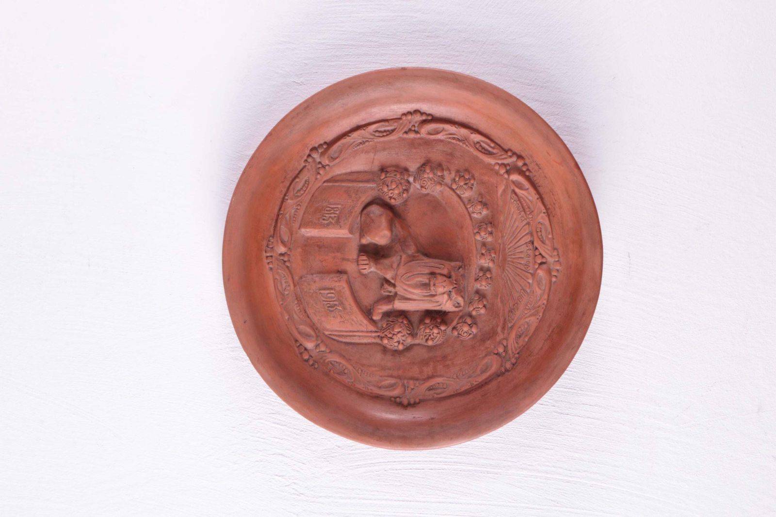 photo vintage Rare Dutch  Wall Plate  100 Years Of Freedom 1813 1913 Orange House