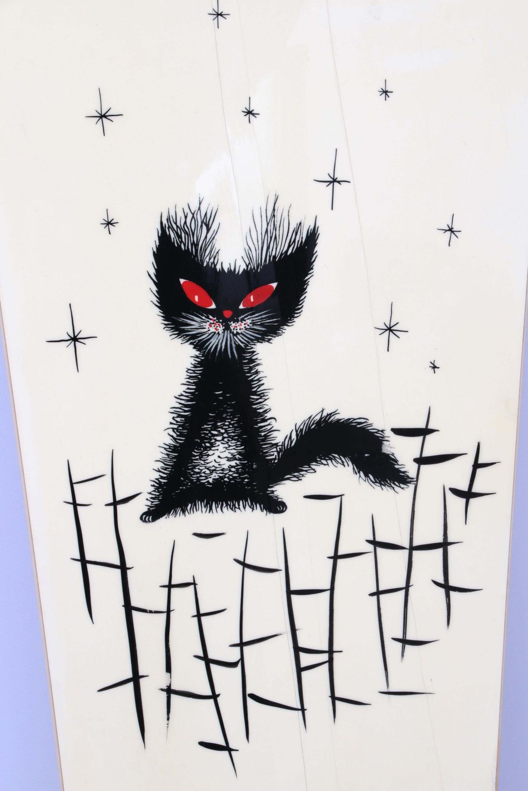 Italian Wall Coat Rack With Red Cats, Cream And Hat Rack, 1960 photo vinterior