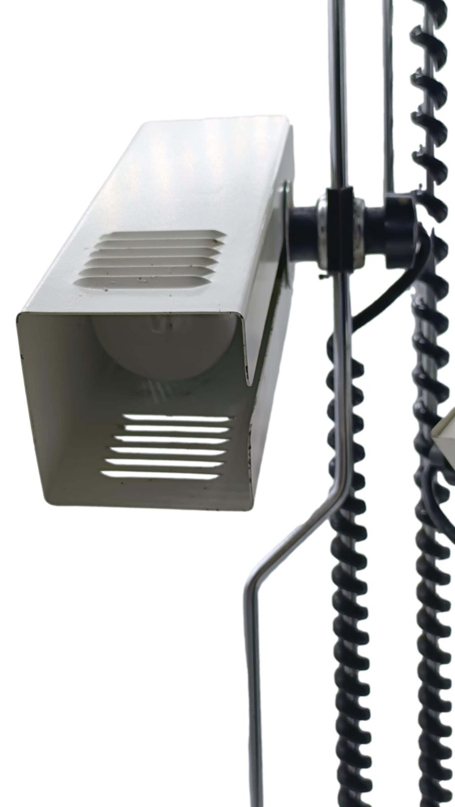 Joe Colombo Attrib. Table Lamp With 3 Adjustable Lights, Italy 1970s photo Lighting