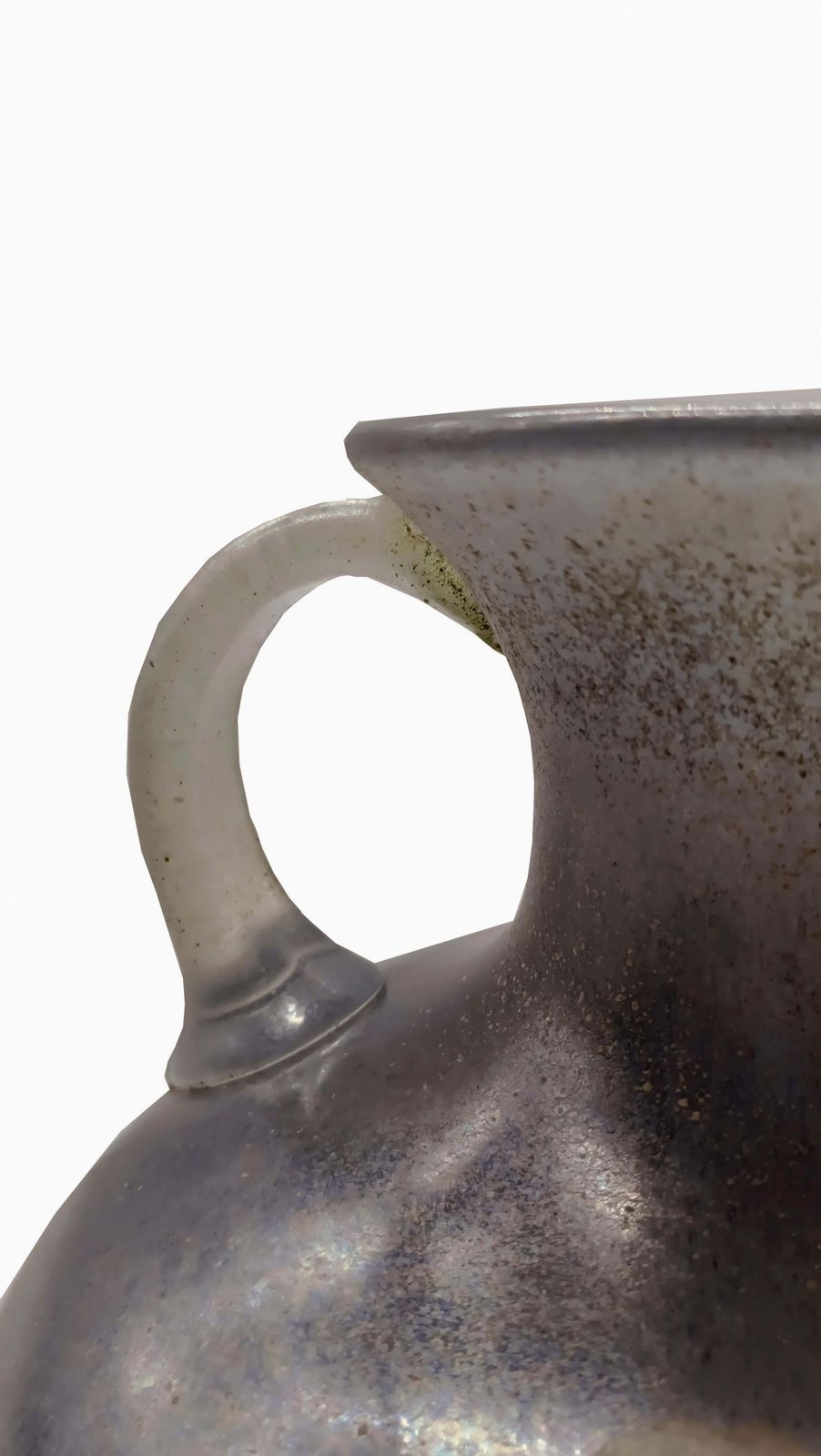 Archimede Seguso Amphora Vase In Scavo Murano Glass, Italy 1960s photo vinterior
