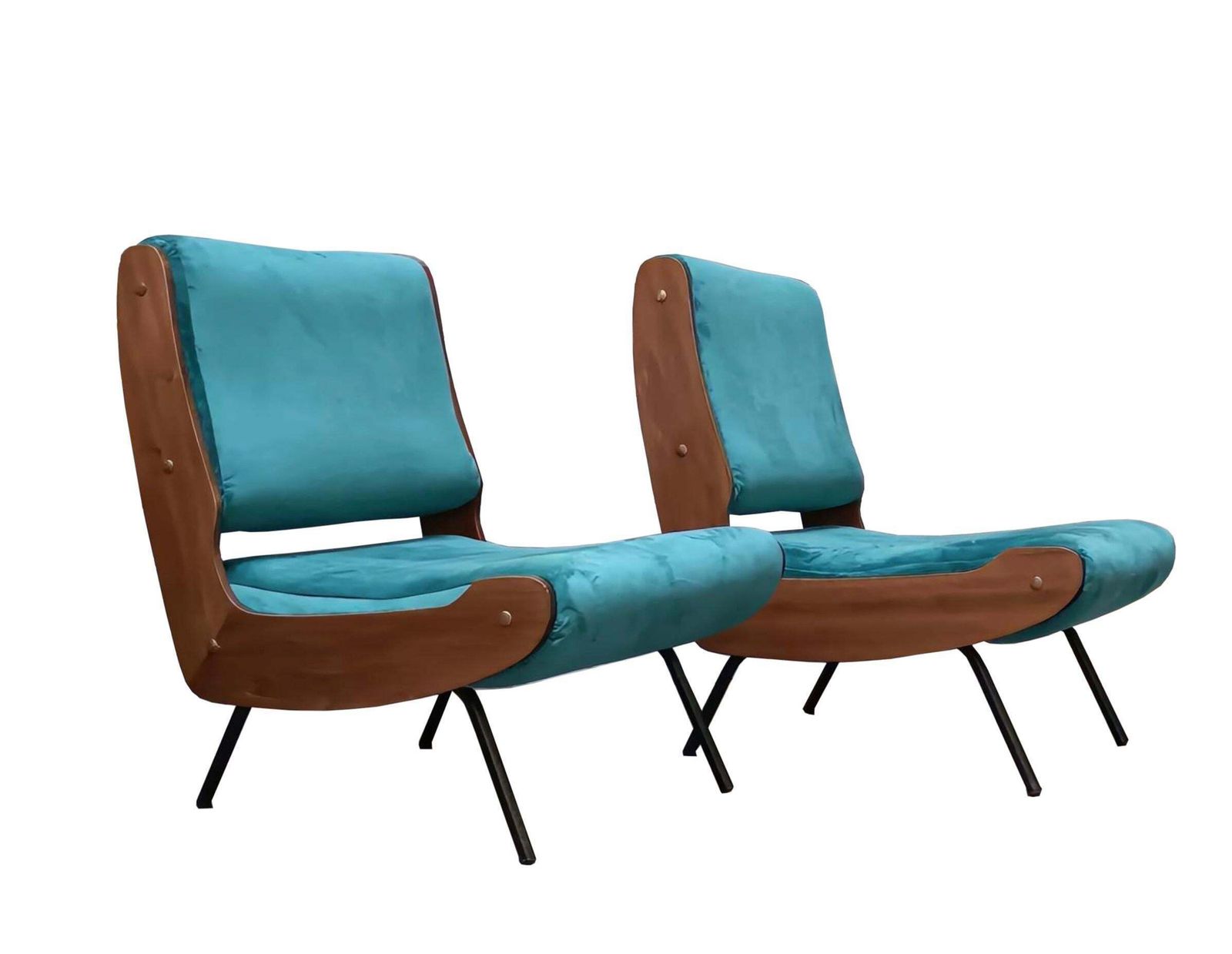 Gianfranco Frattini Per Cassina Coppia Di Poltrone Mod.836, Italia 1960s photo furniture