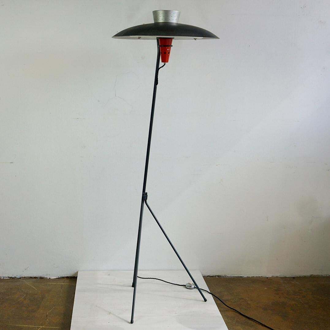 photo for sale Mid Century Floor Lamp Nx38 By Louis Kalff For Philips Netherlands
