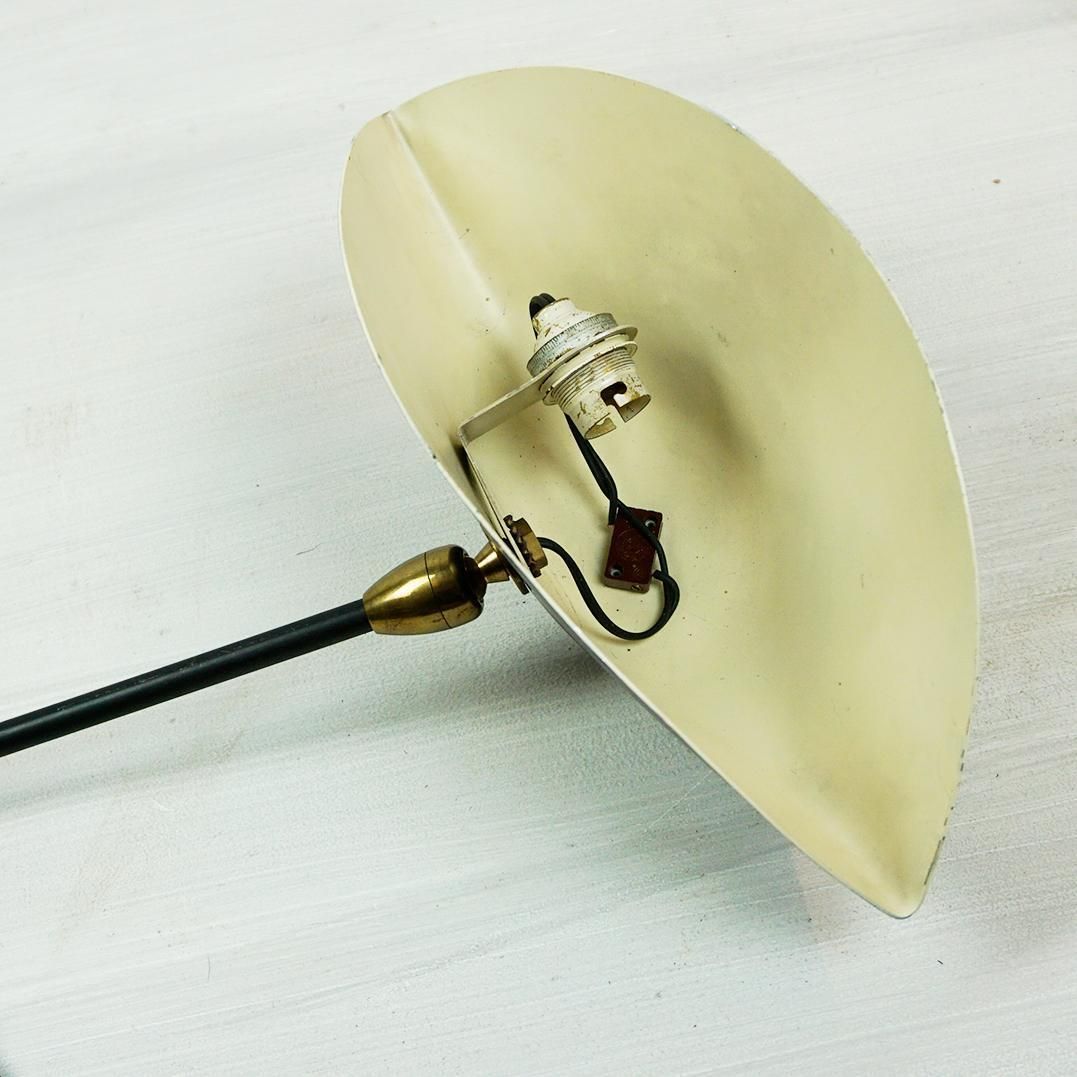 photo furniture Original Black Single Arm Wall Lamp  By Serge Mouille