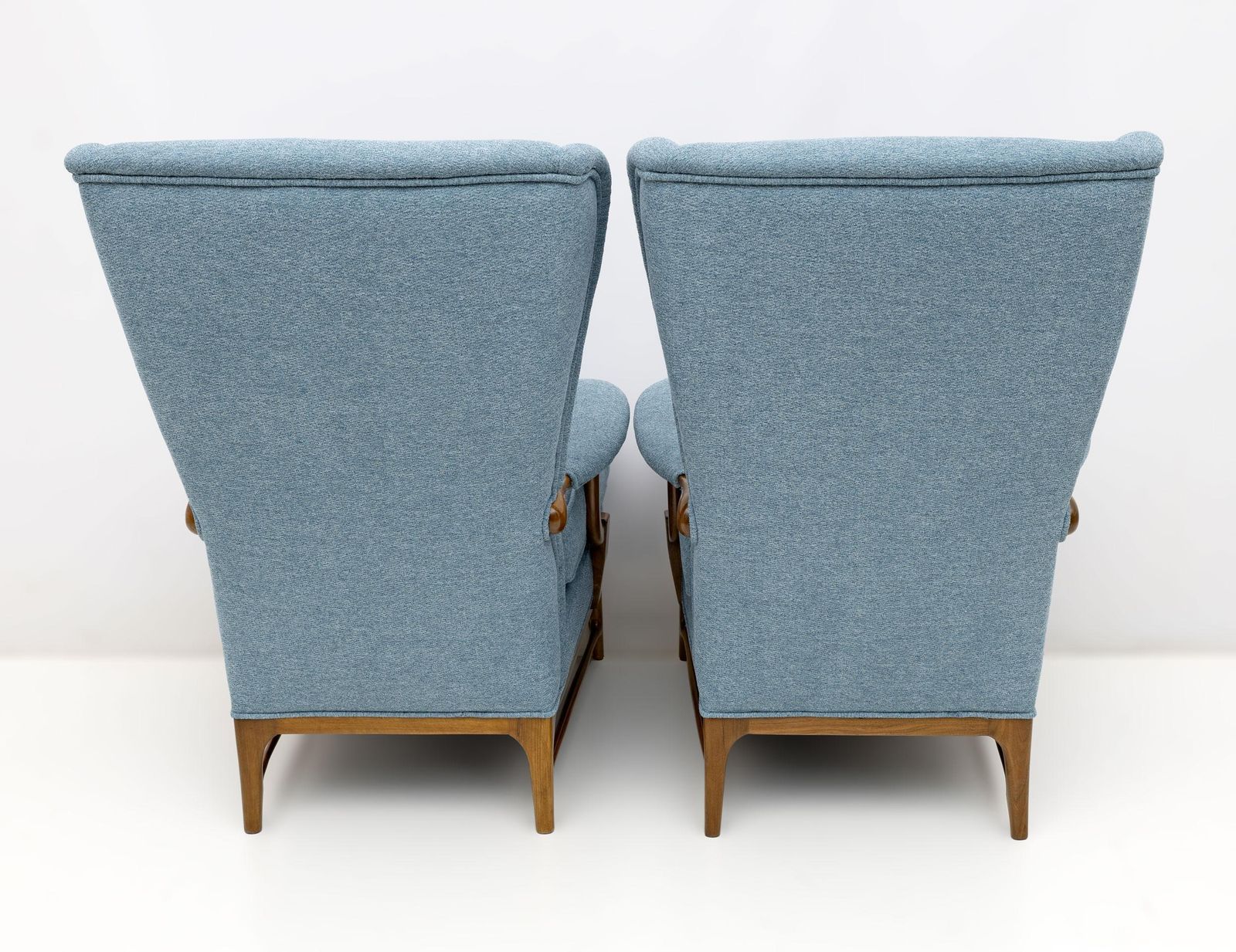 Pair Of Paolo Buffa Mid Century Modern Italian Bouclè Armchairs By Framar, 1950s photo 6004.0