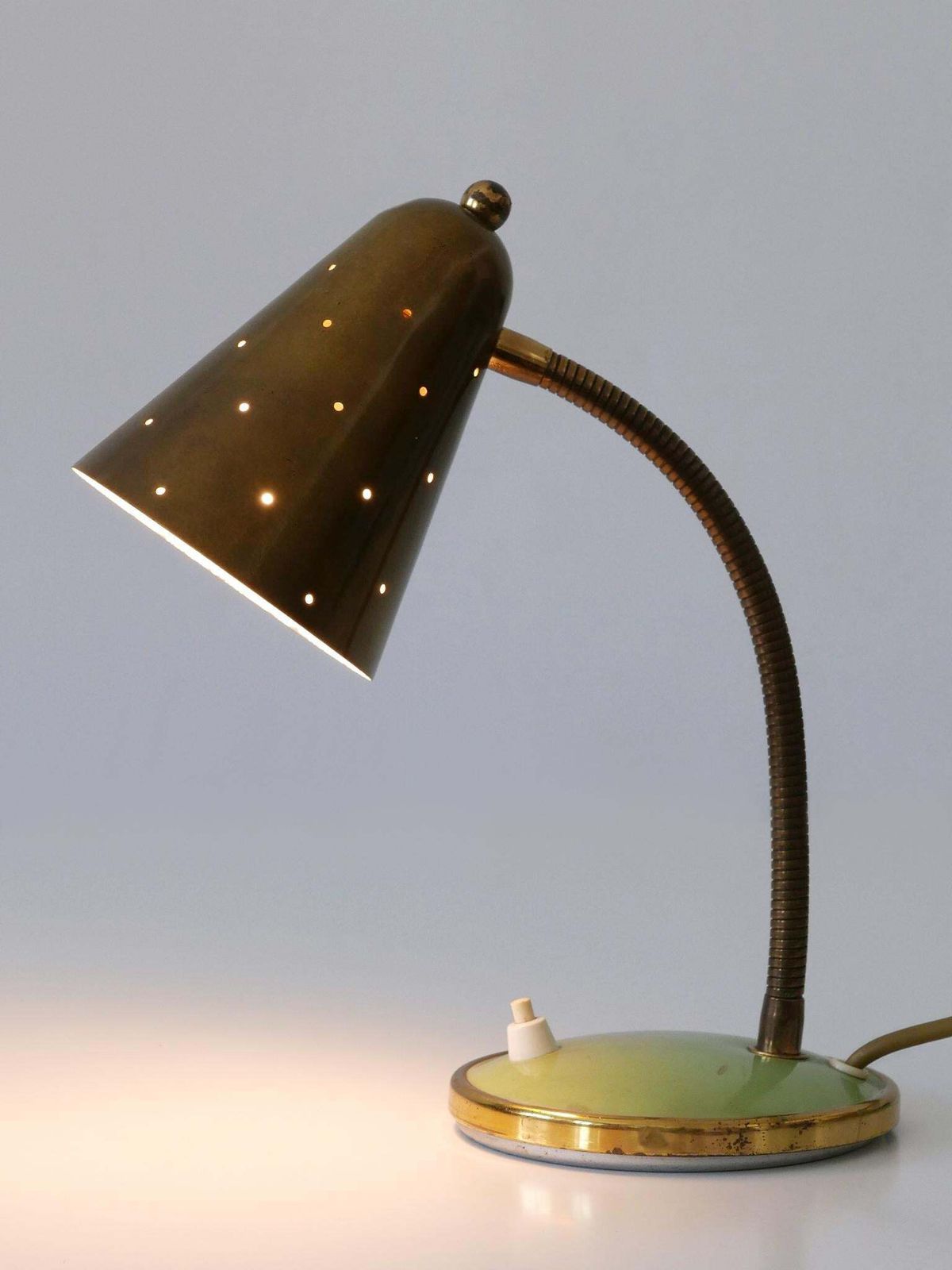 photo for sale Mid Century Desk Light Or Table Lamp By Vereinigte Werkstätten Germany 1950s