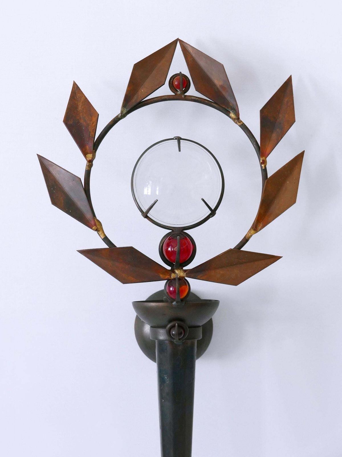 photo vinterior Set Of Two Mark Brazier Jones Candlesticks Model Olympia 1990s, Signed & Dated