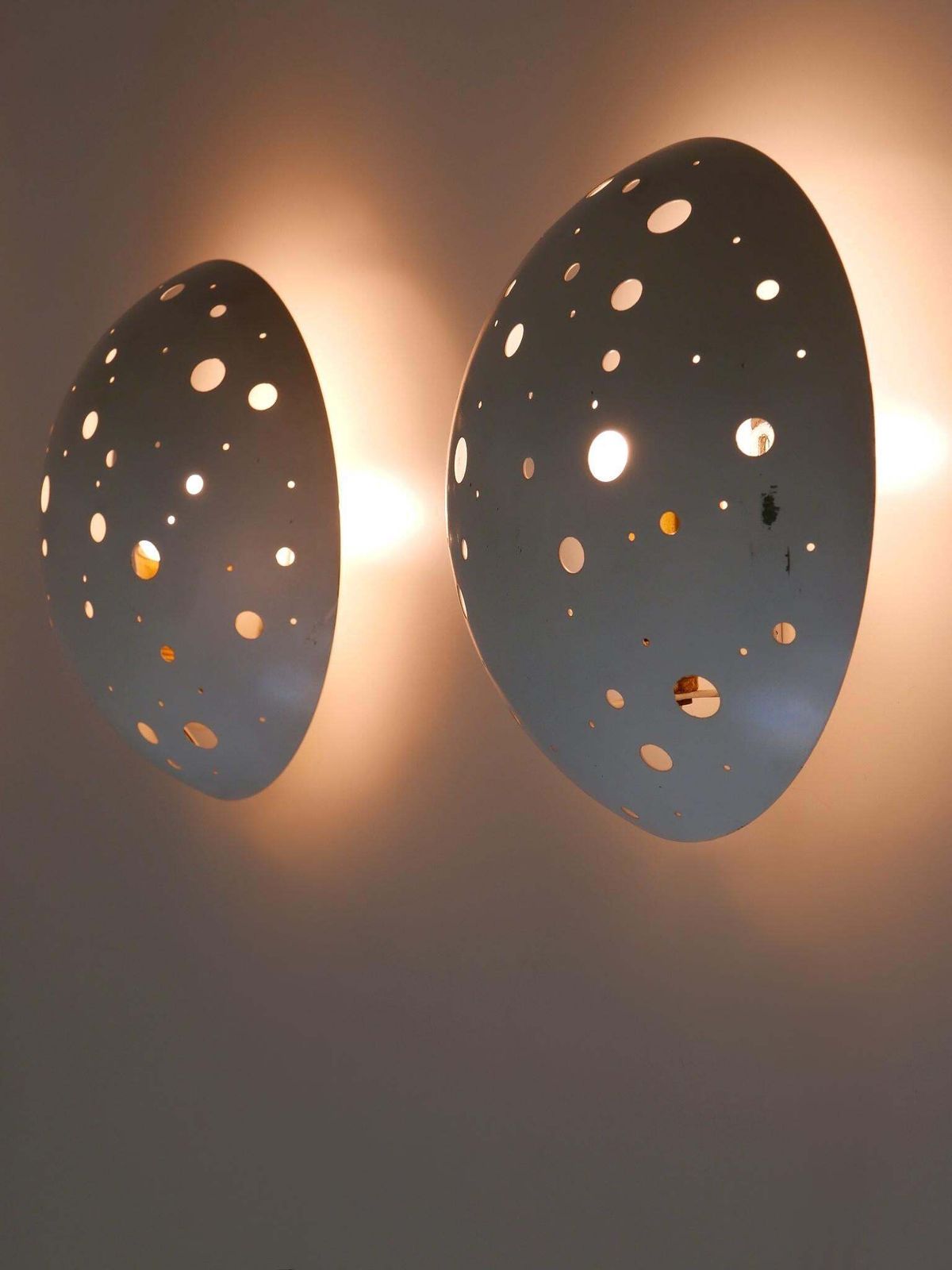 photo for sale Set Of Two Rare Mid Century Sconces By Ernest Igl For Hillebrand Germany 1950s