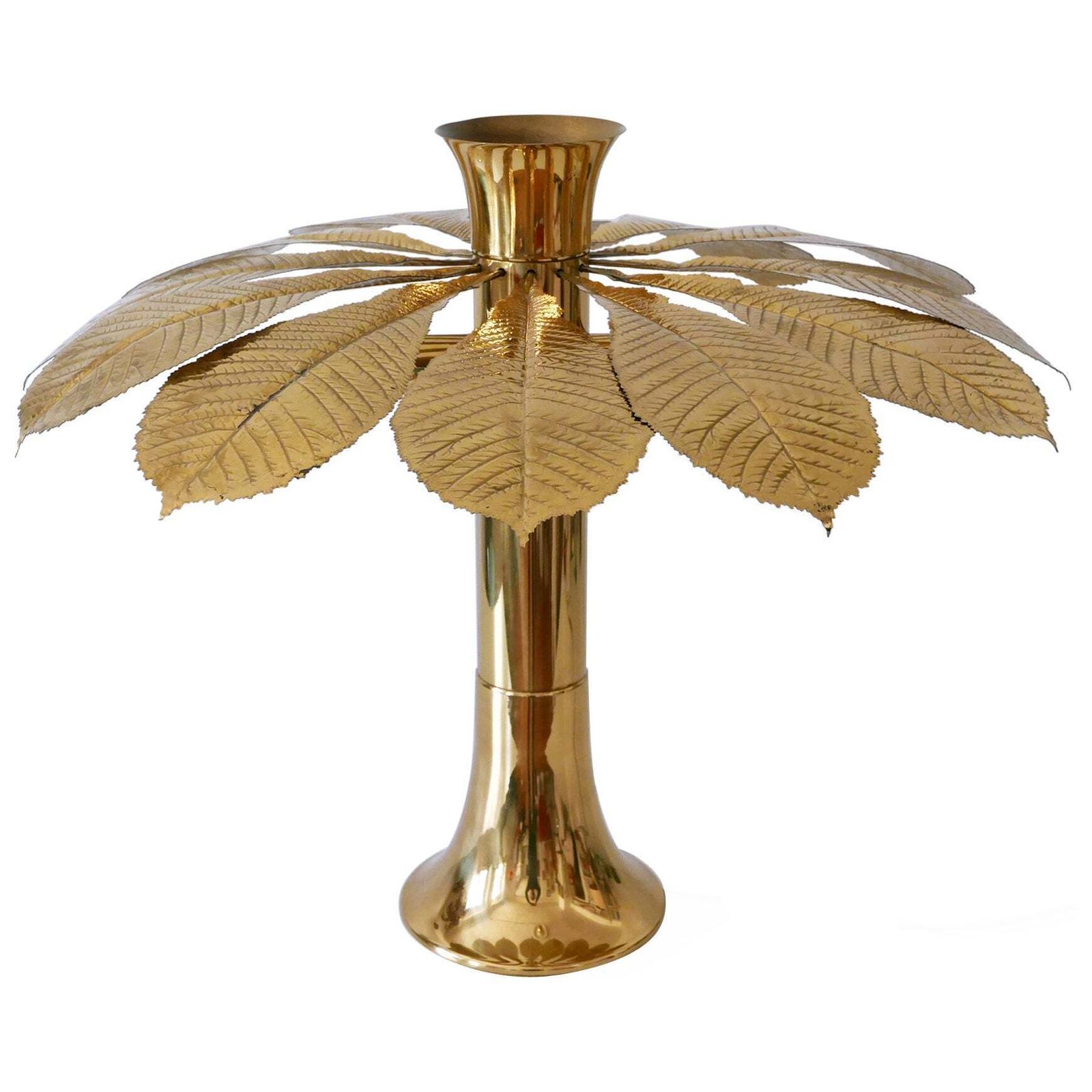 Amazing Carlo Giorgi Brass Table Lamp “Ippocastano” For Bottega Gadda 1970s