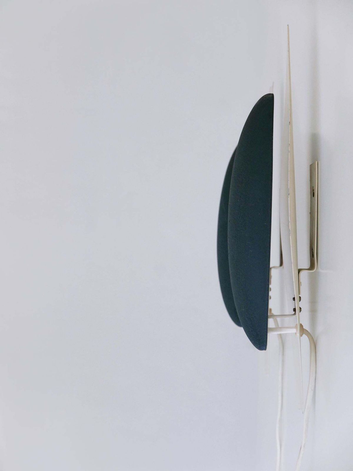 Lighting Set Of Two Rare & Elegant Mid Century Modern Sconces Or Wall Lights Sweden 1950s photo