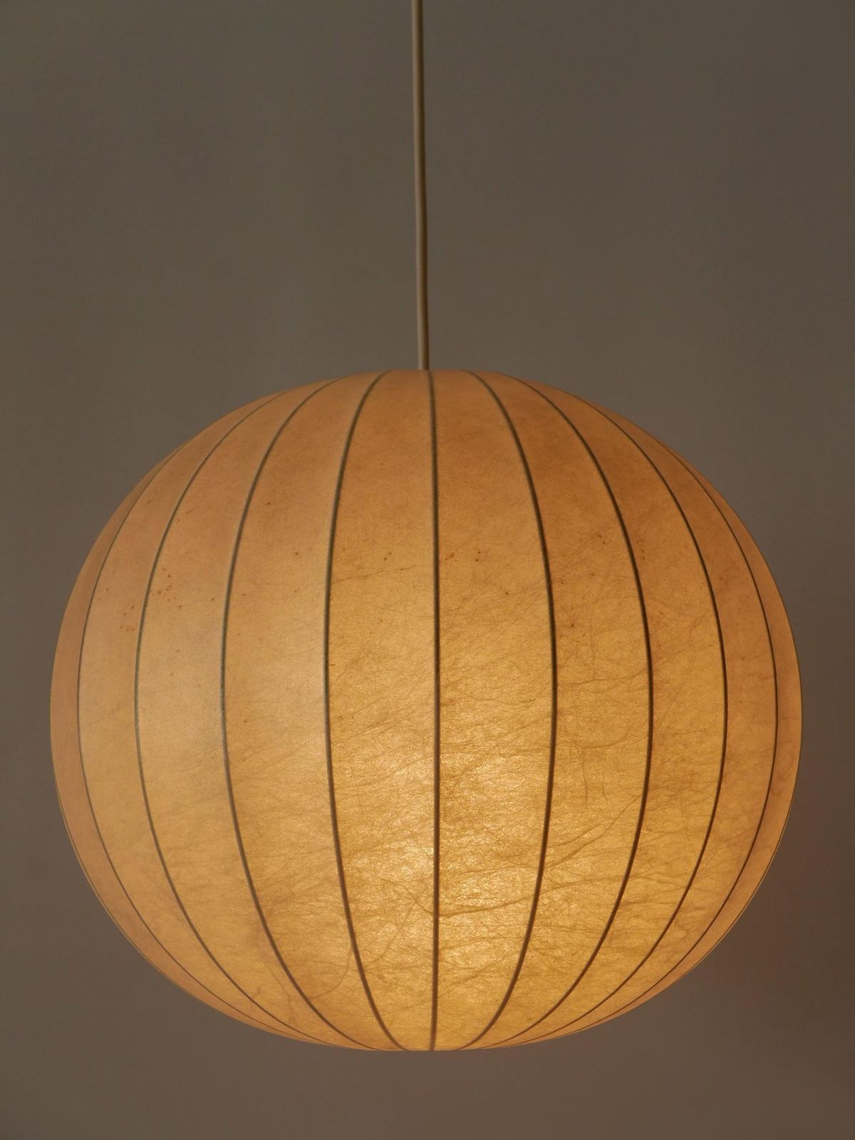 3260.0 Mid Century Modern Goldkant Cocoon Pendant Lamp Or Hanging Light Germany 1960s photo