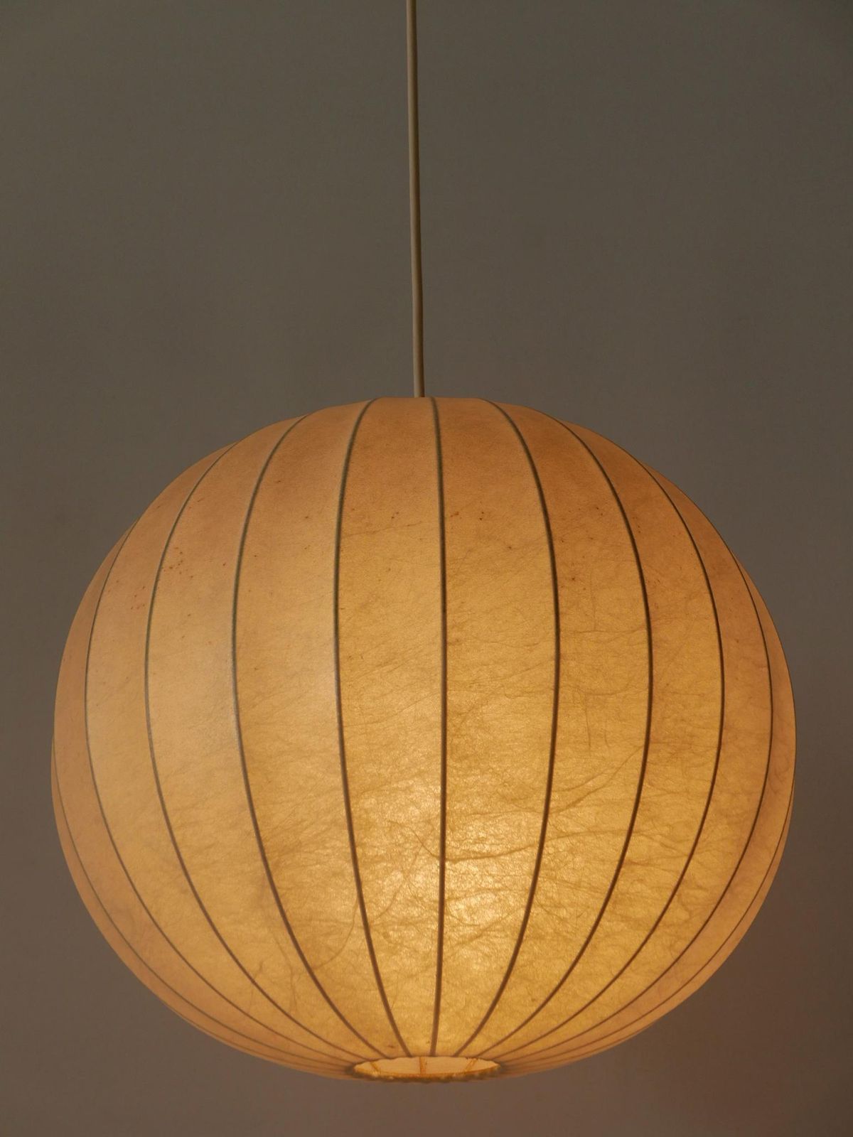 photo buy Mid Century Modern Goldkant Cocoon Pendant Lamp Or Hanging Light Germany 1960s