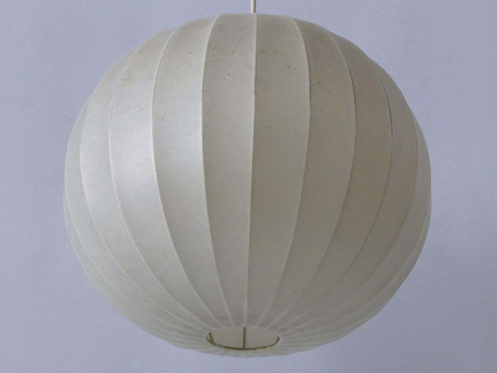 photo vintage Mid Century Modern Goldkant Cocoon Pendant Lamp Or Hanging Light Germany 1960s