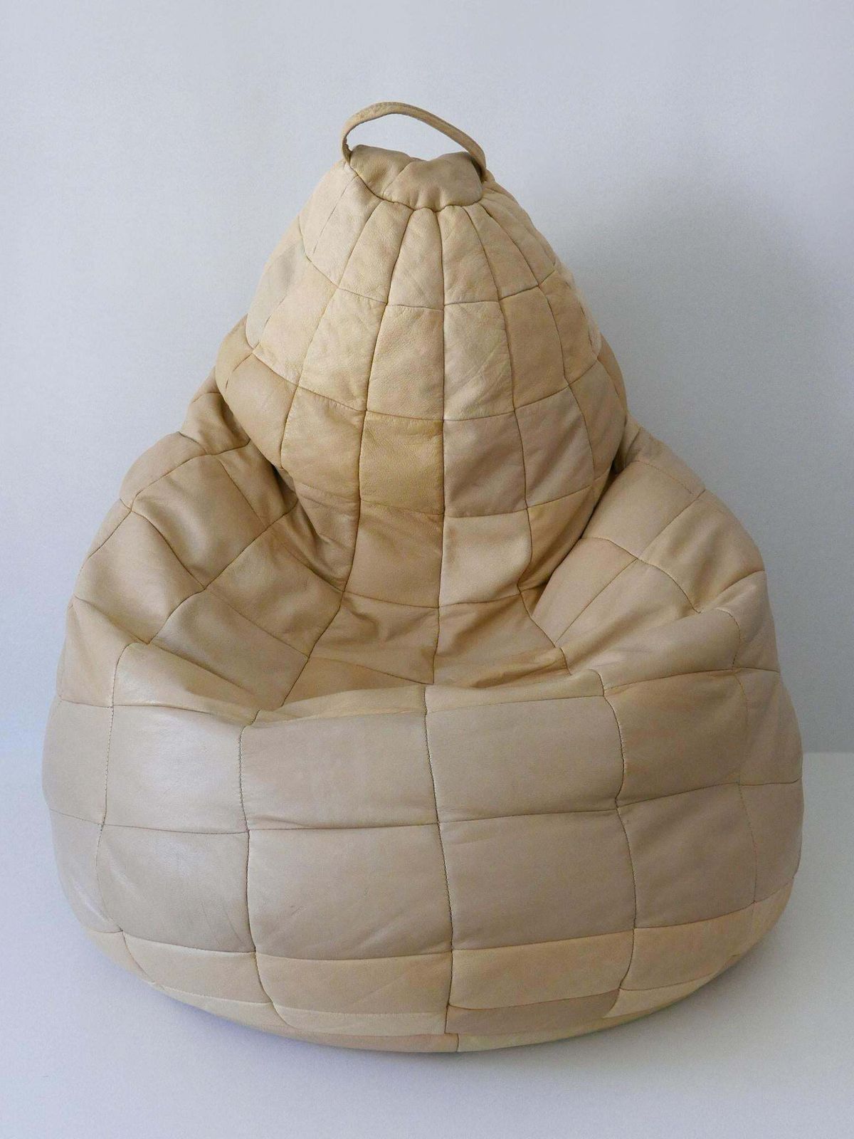 Furniture De Sede Patchwork Leather Beanbag Or Ottoman Switzerland 1970s photo