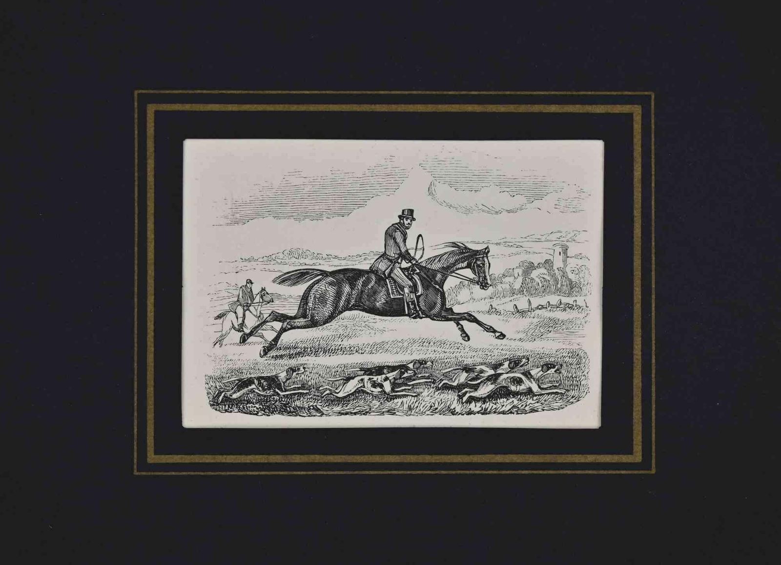 Unknowngentleman Riding A Horse   Lithograph   19th Century19th Century