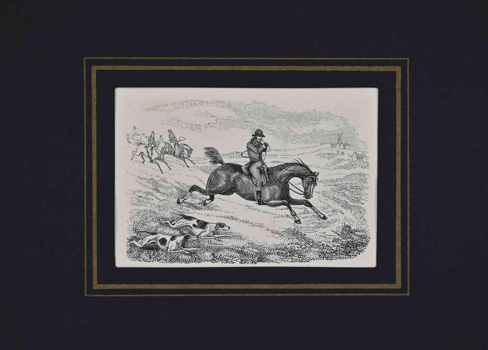 Unknowngentleman Riding A Horse   Lithograph   19th Century19th Century