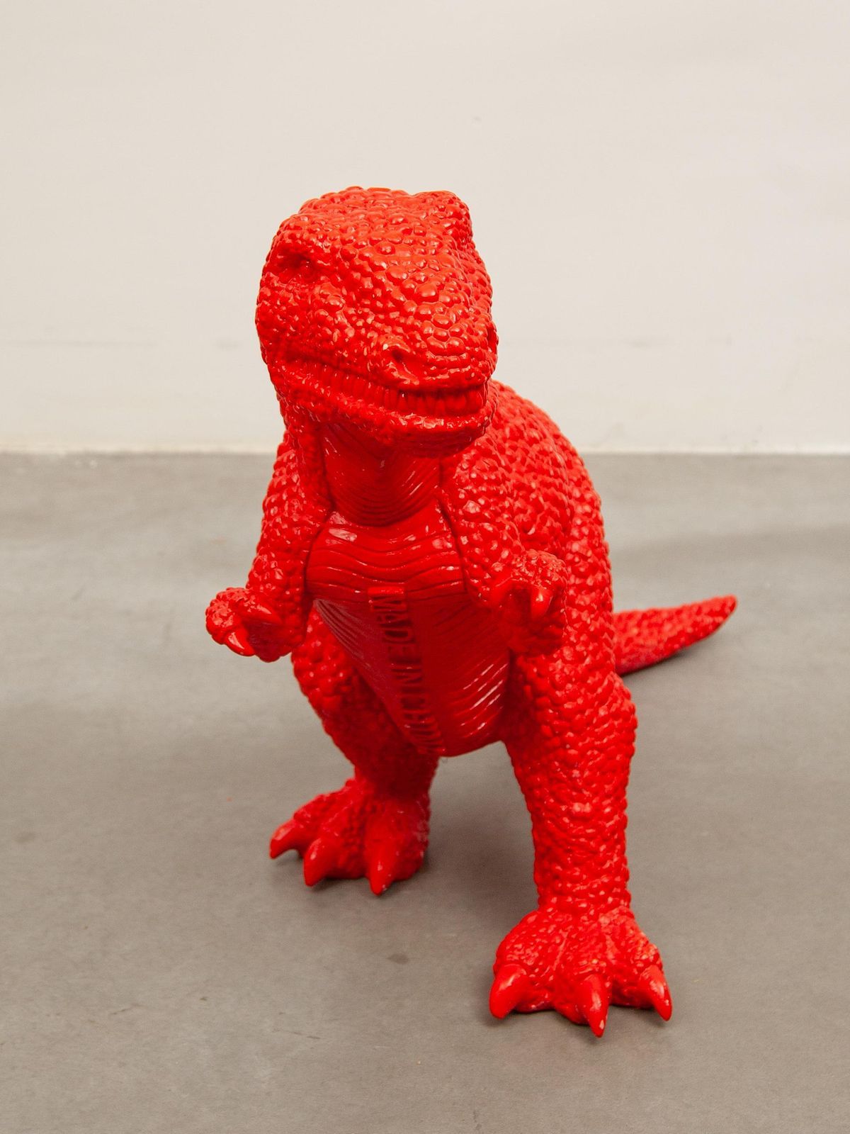 Jurassic Age Series Red Dinosaur Design By Sui Jianguo No.429/1000 Made In China photo for sale