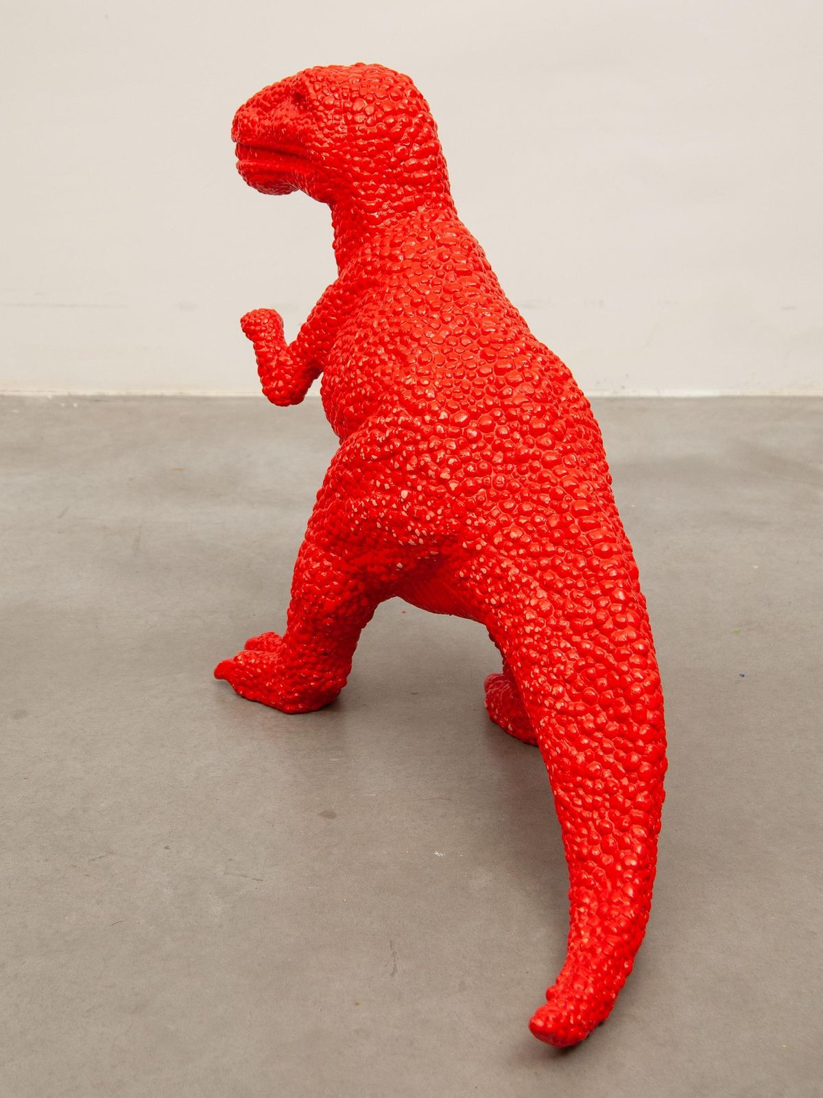 Jurassic Age Series Red Dinosaur Design By Sui Jianguo No.429/1000 Made In China photo vinterior