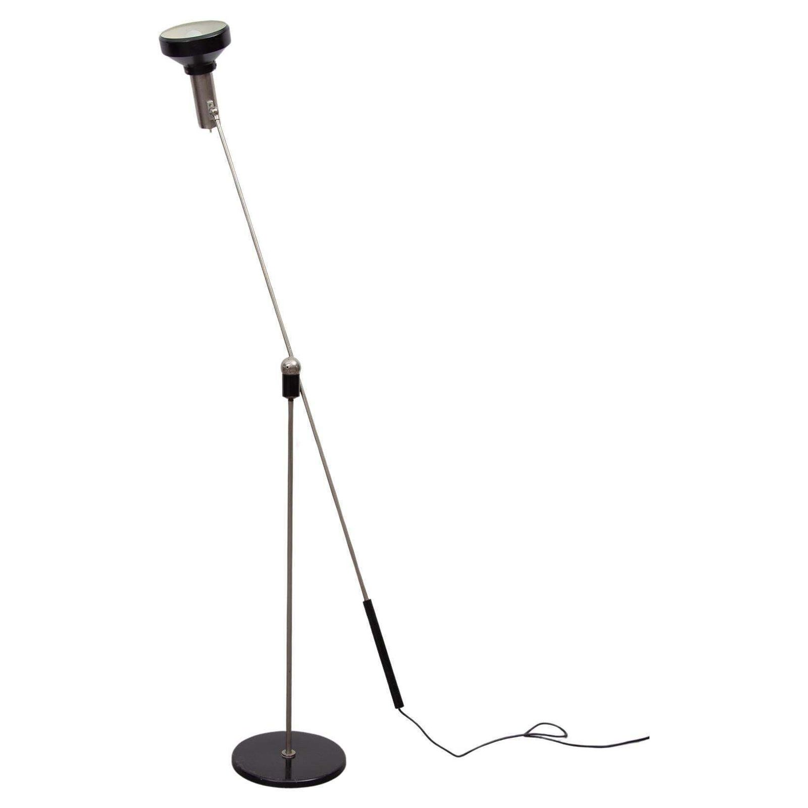 Rare "Magneto" Floor Lamp Designed By H. Fillekes For Artiforte, 1956, Holland