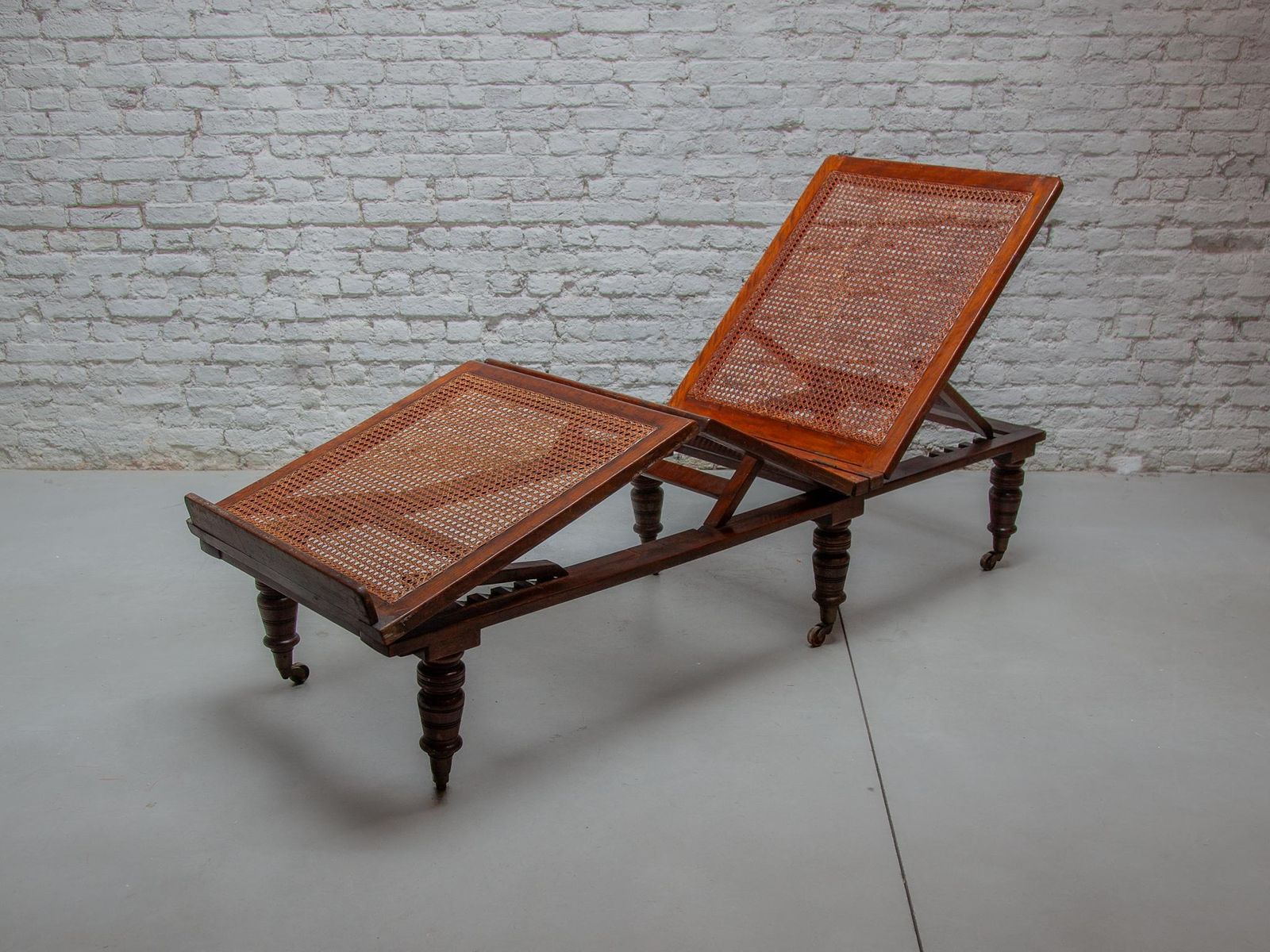Antique Exotic Folding & Adjustable Daybed "British Campaign Furniture" London photo buy