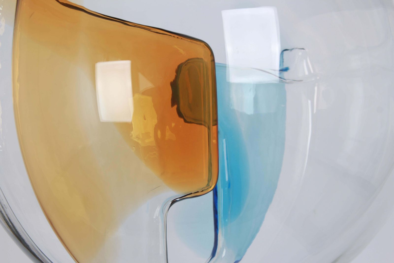 Stunning Murano Ball Pendant Light By Toni Zuccheri For Kaiser, Germany, 1970s photo vinterior
