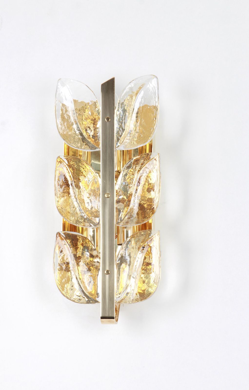1 Of 6 Stunning Large Kalmar Murano Sconce Wall Lights, Florida, 1970s photo furniture