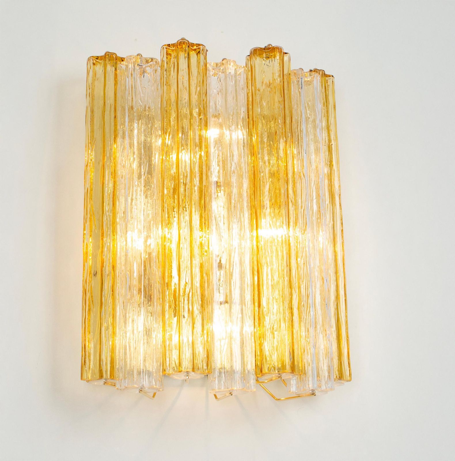 1 Of 3 Stunning Large Kalmar Sconces Tronchi Wall Lights Kalmar, Austria, 1970s photo furniture