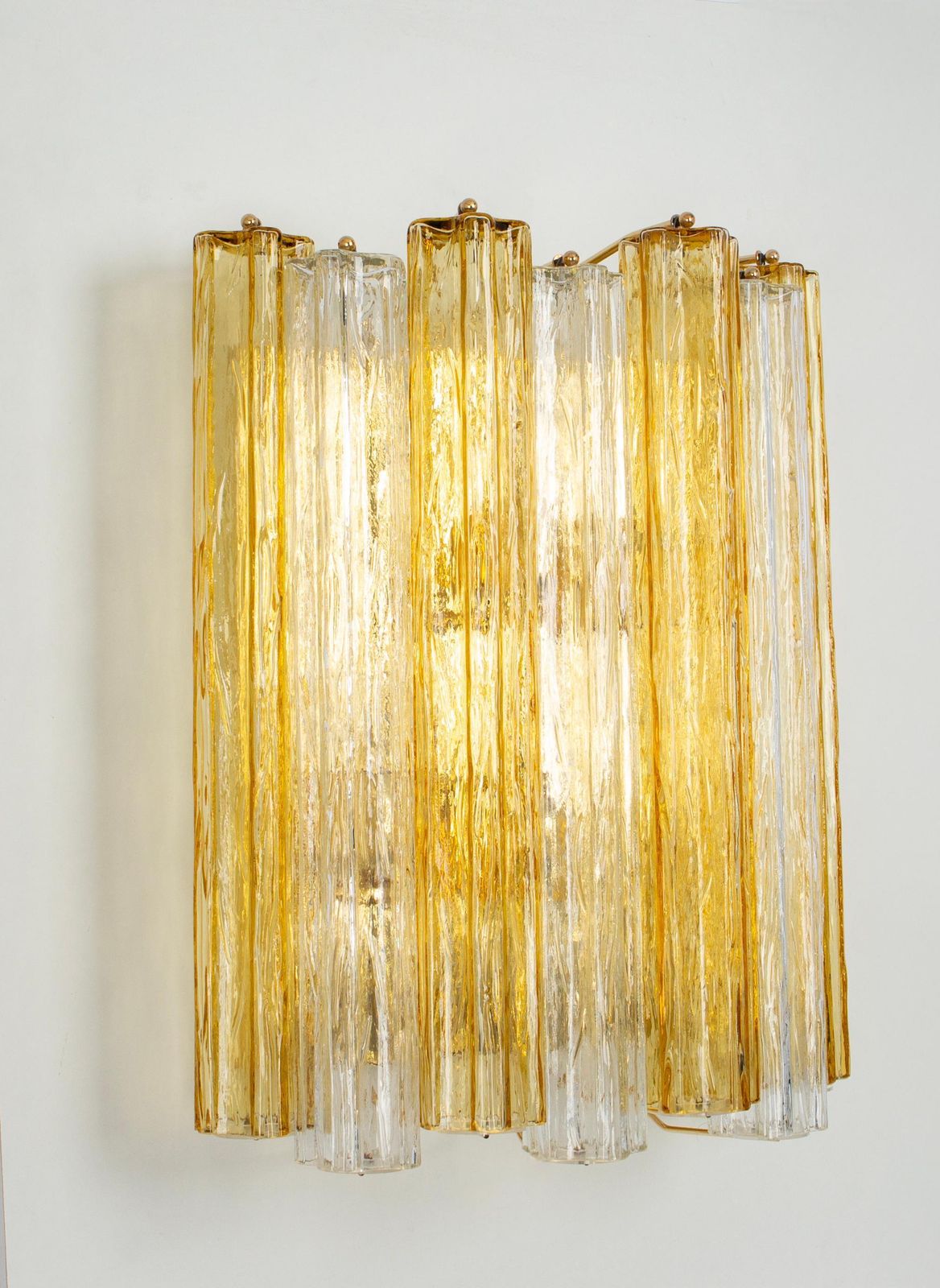 photo buy 1 Of 3 Stunning Large Kalmar Sconces Tronchi Wall Lights Kalmar, Austria, 1970s