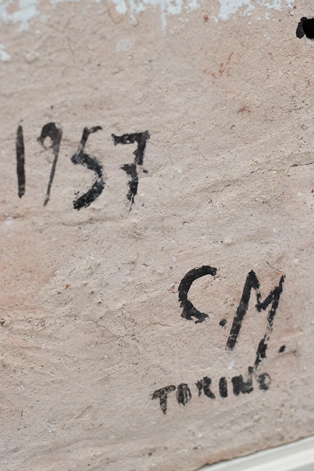 Clay Fireplace Prototype, 1957 photo vinterior