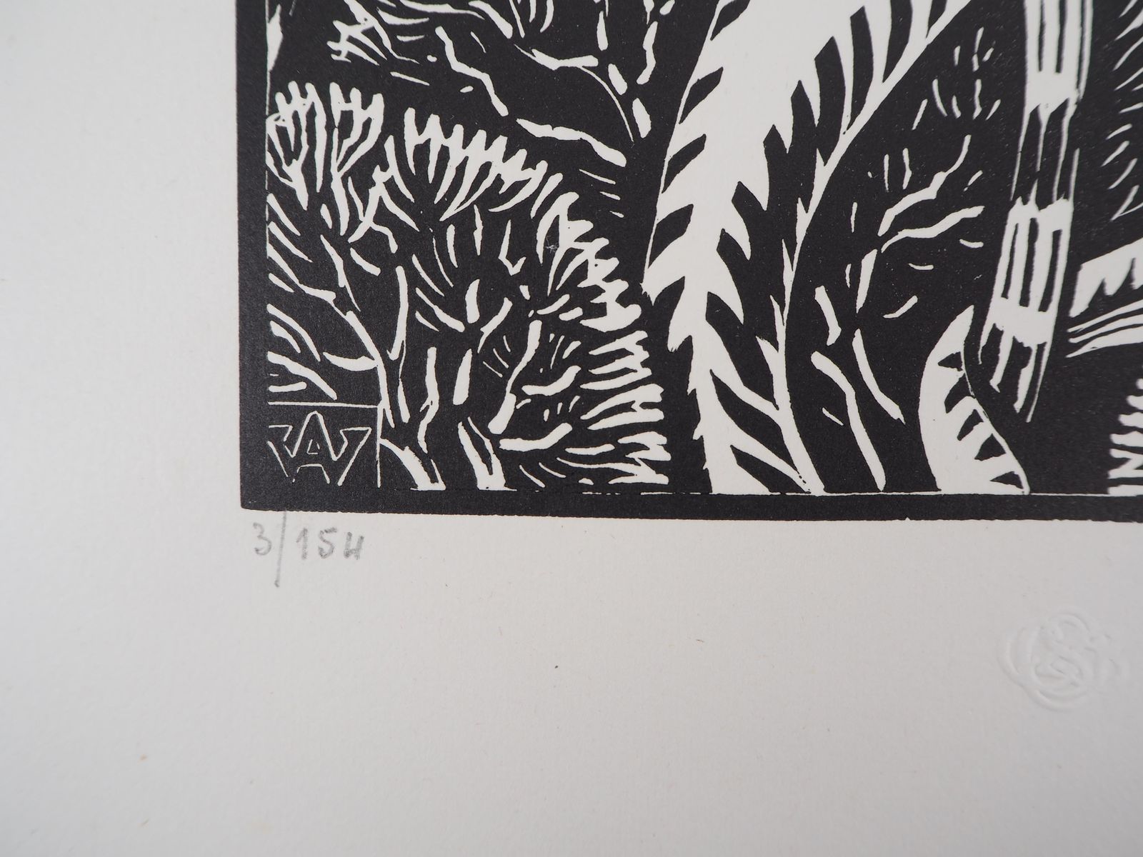 Henri Amedee Wetterlife In The Sea : Mermaid Maternity   Original Wooodcut, Handsigned & Numbered1922 photo 172.0