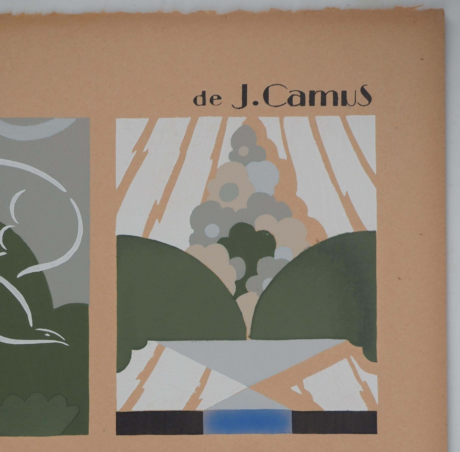 Jacques Camusthe Grey City, 1933   Original Lithograph1933 photo furniture