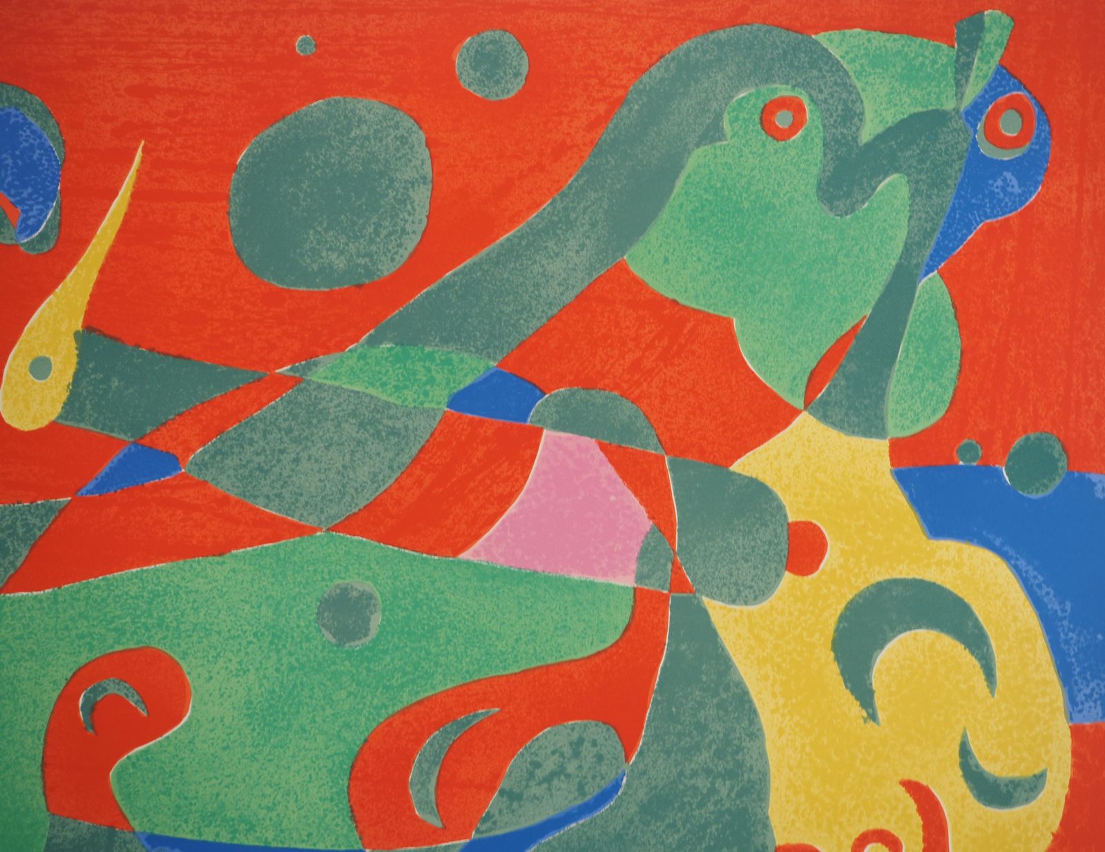 Joan Miróthe Green Dragon, King Ubu   Original Lithograph (Mourlot #420)1966 photo vinterior