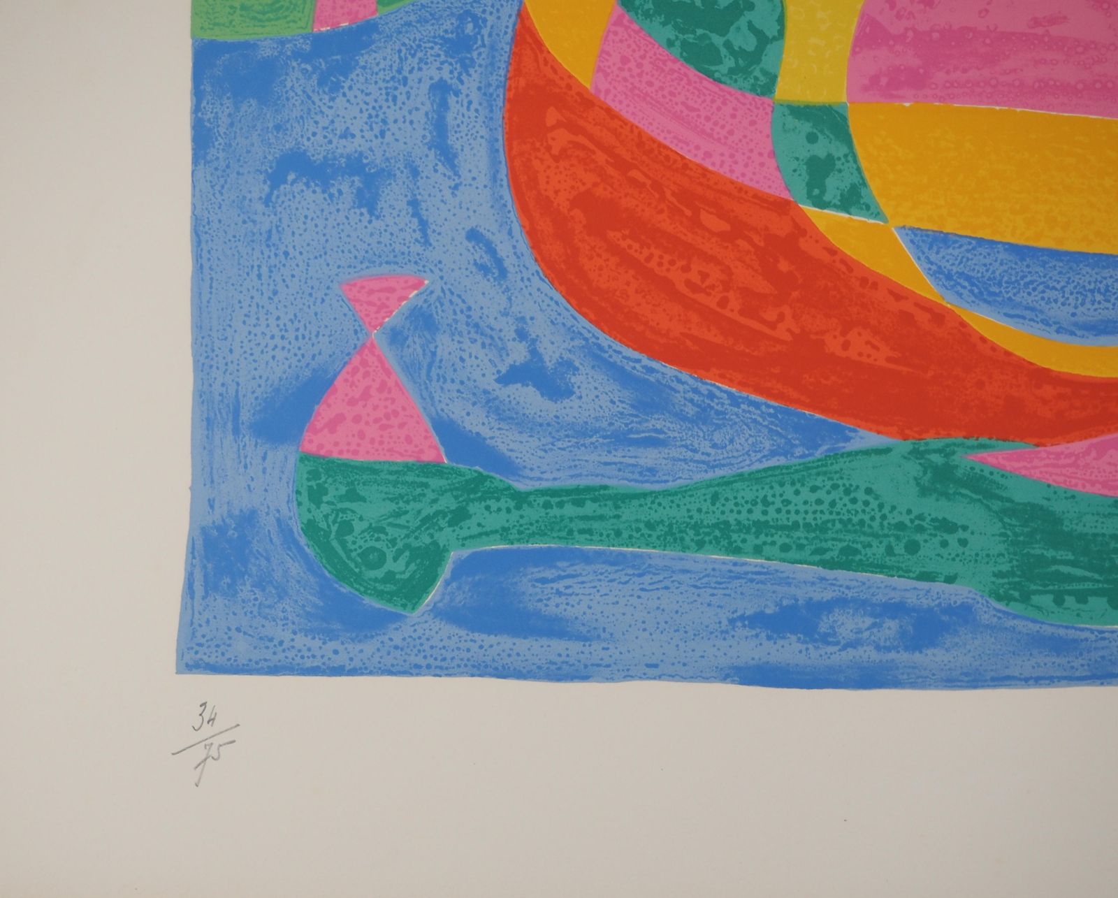 Joan Miróthe Surrealist Boat, King Ubu   Original Lithograph (Mourlot #429)1966 photo for sale