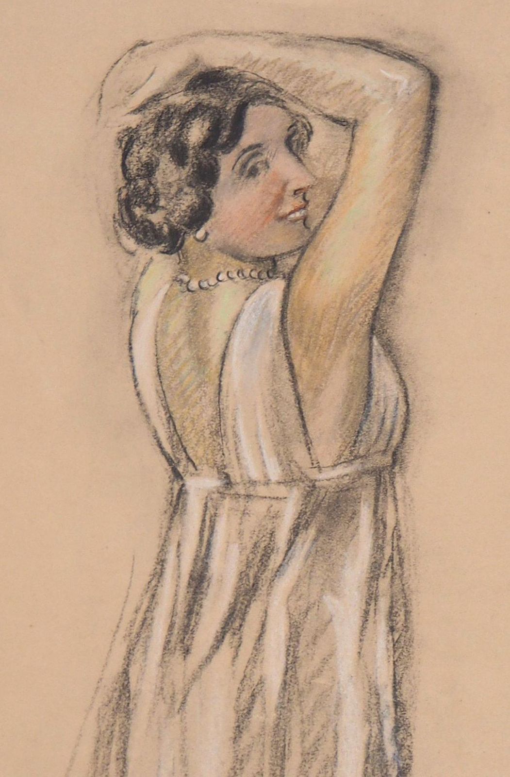Maurice Denisyoung Woman Dressing Before Going To Prom   Original Lithograph1918 photo furniture