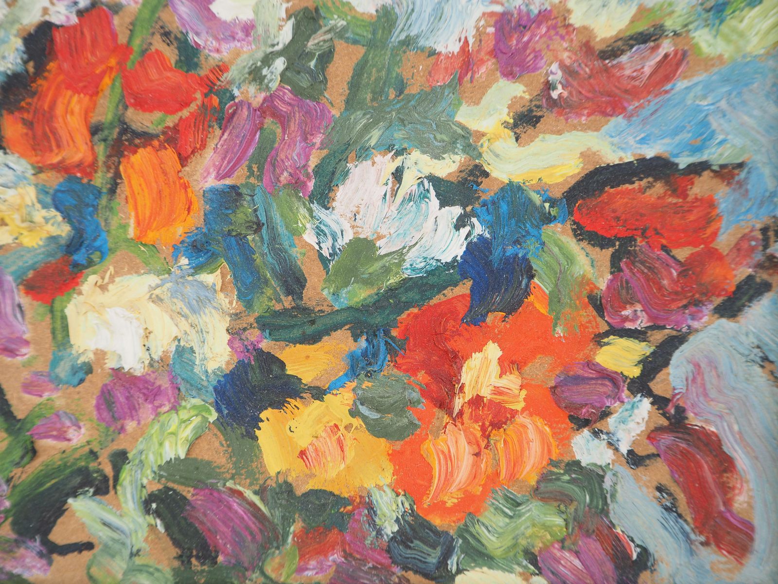 Rafael Chwolesbouquet Of Flowers   Original Oil Painting, Handsigned And Framed1979 photo 600.0