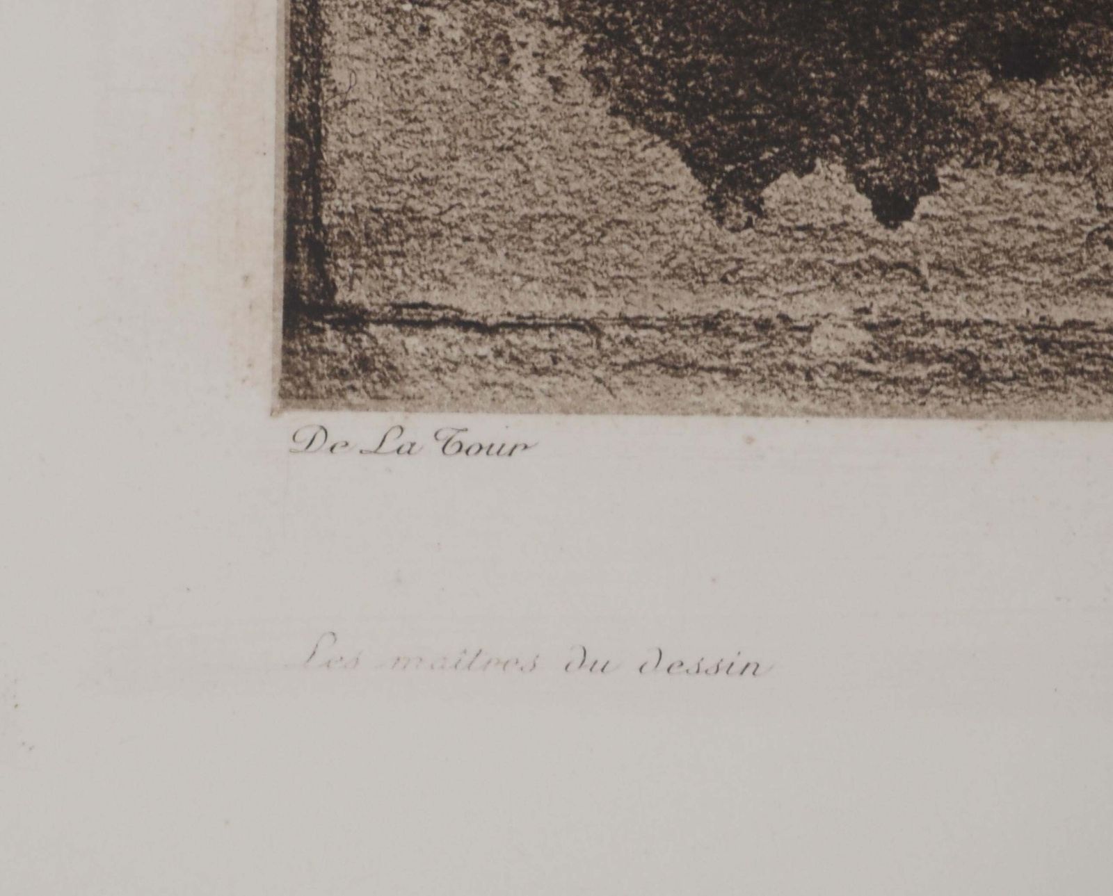 The Opera Singer : Mademoiselle Fel   Etching photo vinterior