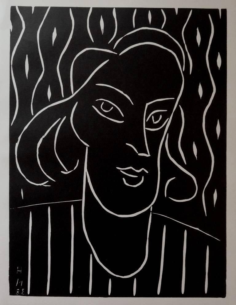 Henri Matisseteeny   Original Linocut, 1938   Referenced In Duthuit #7231938