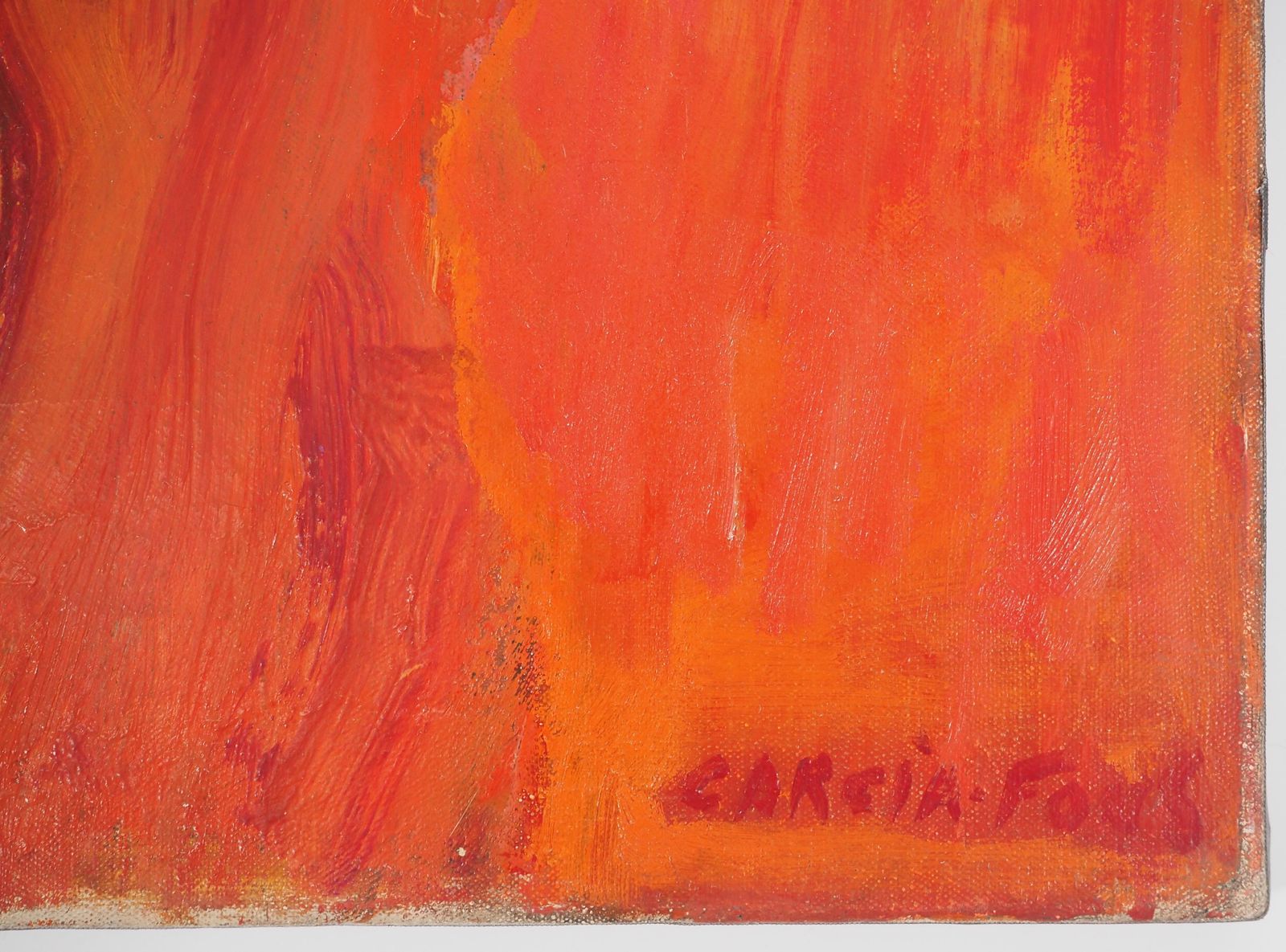 Pierre Garcia Fonsred Young Girl With A Necklace   Original Oil On Canvas, Signedc. 1965 photo furniture