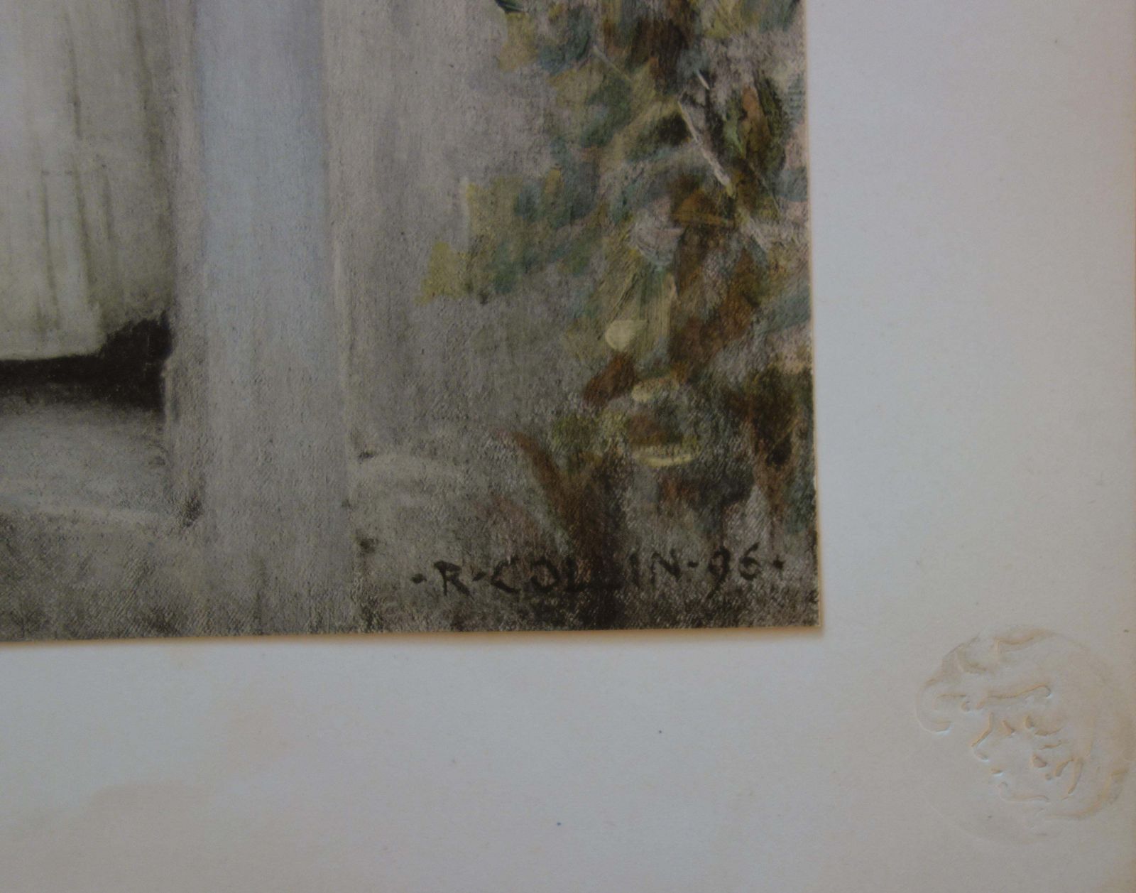 Raphael Collinthe Departure : Woman Alone  Original Lithograph   18981897 photo Art