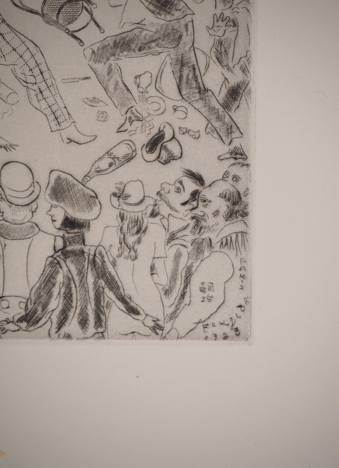 Kees Van Dongenparis : Parisian Club   Original Etching, 1927 (Juffermans #Je4)1927 photo for sale